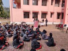 Mr. Manish Kumar Baswala  KV Goalpara speech on National Youth Day 2022