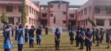 Sh.Ajit Singh, Principal delivering speech on World Thinking day