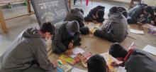 Drawing competition on Matribhasha Diwas 